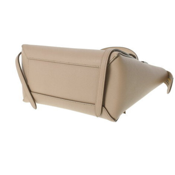 CELINE Belt Bag Micro Taupe Calfskin Handbag - Picture 5 of 12
